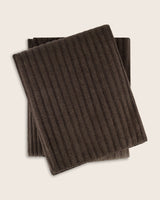 Brooklyn Loft Chunky Cashmere Throw in Brown