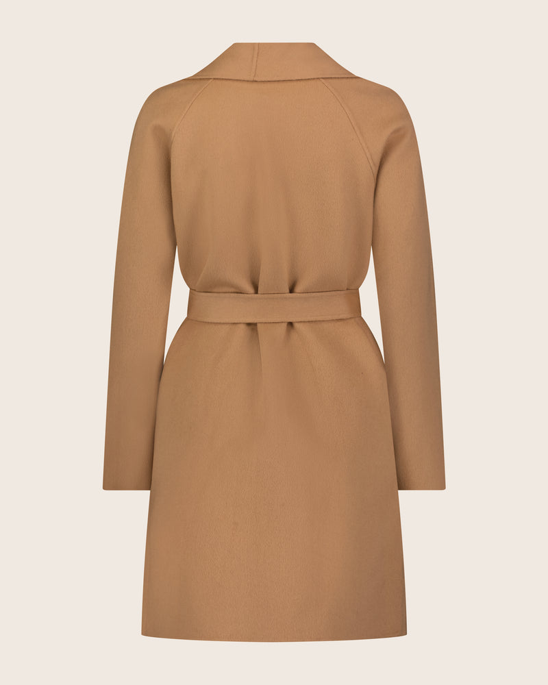 Victoria Coat in camel back