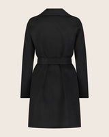 Bella Coat in black back