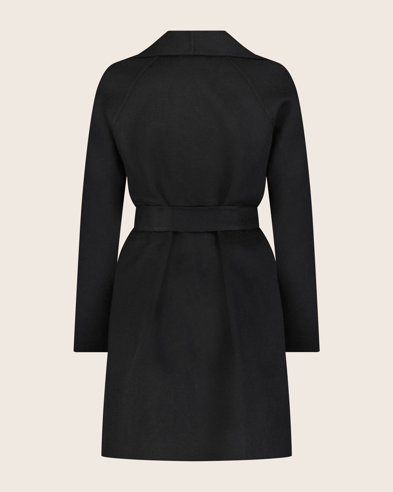 Bella Coat in black back