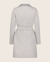 Bella Coat in grey back