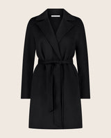 Bella Coat in black front