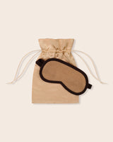 Serena Sleep Mask in Brown/Camel