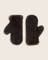 Mink Mittens in brown