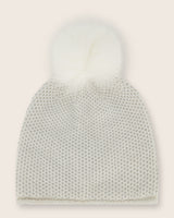 Miel Cashmere beanie in ivory