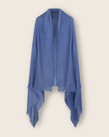 st tropez lightweight cashmere wrap in denim